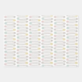 Papieren vellen met baby shower ompakken (Voorkant)