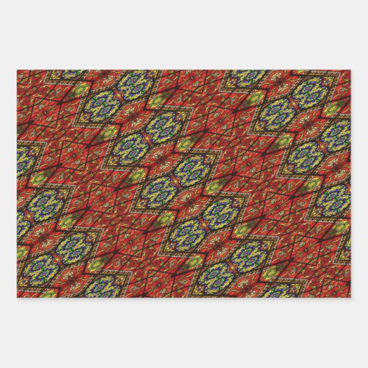 Papieren vellen met Glas in lood ompakken (Voorkant 2)