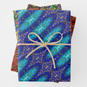 Papieren vellen met Glas in lood ompakken (In situ)