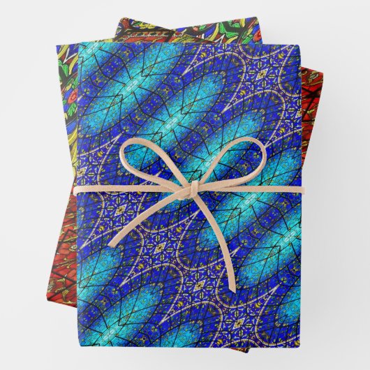 Papieren vellen met Glas in lood ompakken (In situ)