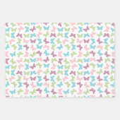 Papieren vellen met klauter vlinderpatroonpatronen (Voorkant)