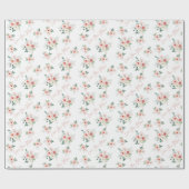 Papieren vellen met moederdag Roos ompakken Cadeaupapier (Vlak)