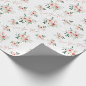 Papieren vellen met moederdag Roos ompakken Cadeaupapier (Hoek)
