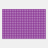 Papieren vellen met Paarse en zwarte schroefdraad (Voorkant 3)