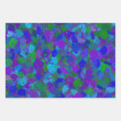 Papieren vellen met pacockkleurwrapping (Voorkant)