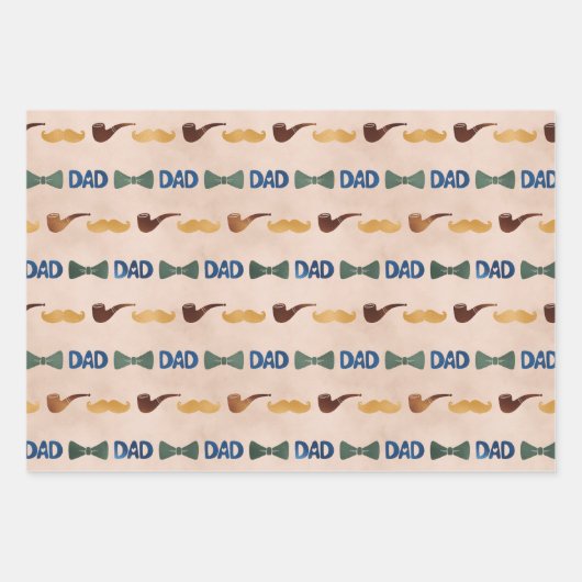 Papieren vellen met vaderdag Stropdas (Voorkant)