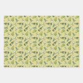 Papieren vellen met wijnpatronen (Voorkant)