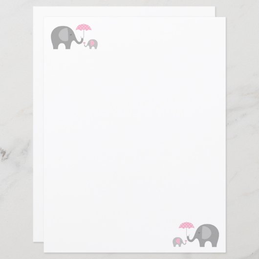 Papieren vellen - Moeder en Baby (Voorkant / Achterkant)