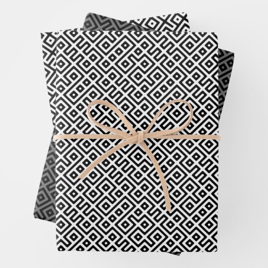 Papieren vellen op basis van kruidenmaze-grayscale (In situ)