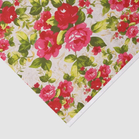 Papieren vellen Roos van tuinbouw Tissuepapier (Detail)