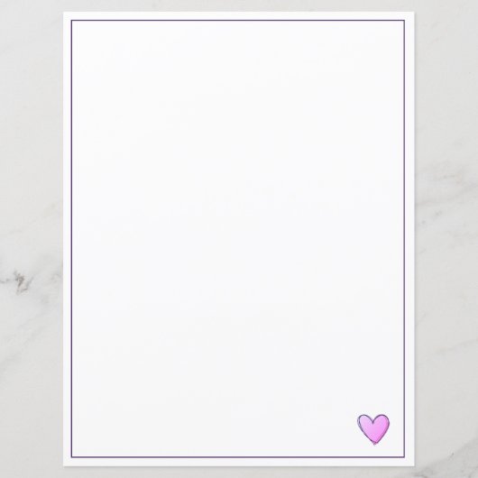 Papieren vellen - Roze Miami Heart (Voorkant)