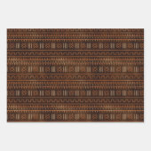 Papieren vellen uit brons metallisch geo (Voorkant 2)