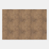 Papieren vellen uit brons metallisch geo (Voorkant 3)