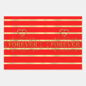 Papieren vellen Valentijns rode harten (Voorkant 3)