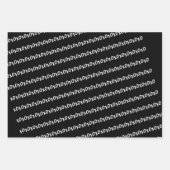 Papieren vellen Valentijns rood roze zwart (Voorkant 2)