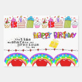 Papieren vellen Valentijns's Happy Birthday (Voorkant 2)