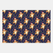 Papieren vellen van Cute Holiday Tiger met onmidde (Voorkant 2)