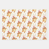 Papieren vellen van Cute Holiday Tiger met onmidde (Voorkant)