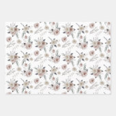 Papieren vellen van Floral- en botanische onmiddel (Voorkant 3)