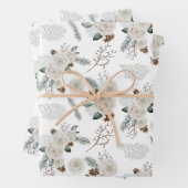 Papieren vellen van Floral- en botanische onmiddel (In situ)