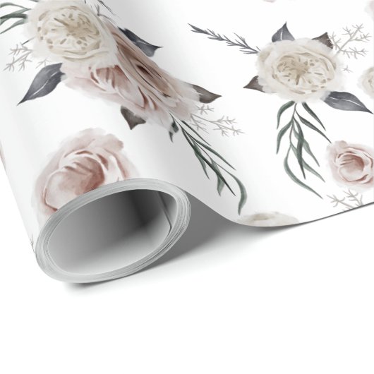 Papieren vellen van Floral- en botanische onmiddel Cadeaupapier (Rol Hoek)