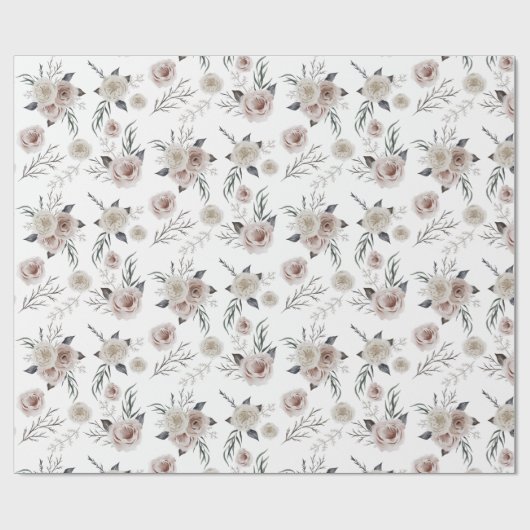 Papieren vellen van Floral- en botanische onmiddel Cadeaupapier (Vlak)