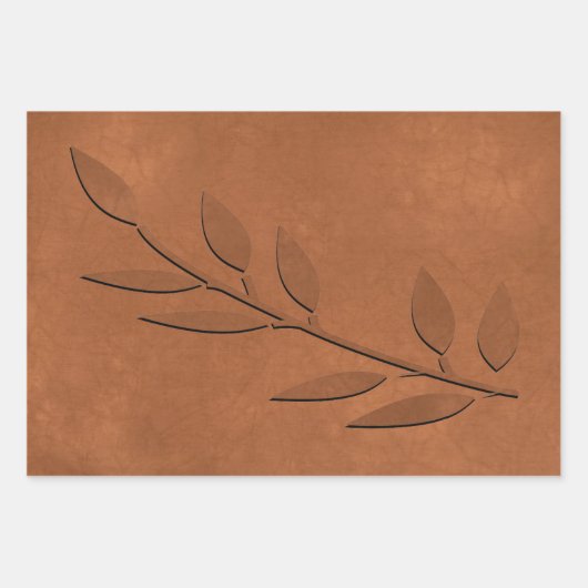 Papieren vellen van gekneusd koper (Voorkant 3)