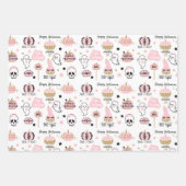 Papieren vellen van gemengde Halloween-wikkeling (Voorkant 3)