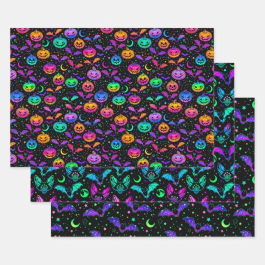 Papieren vellen van gemengde Halloween-wikkeling (Set)