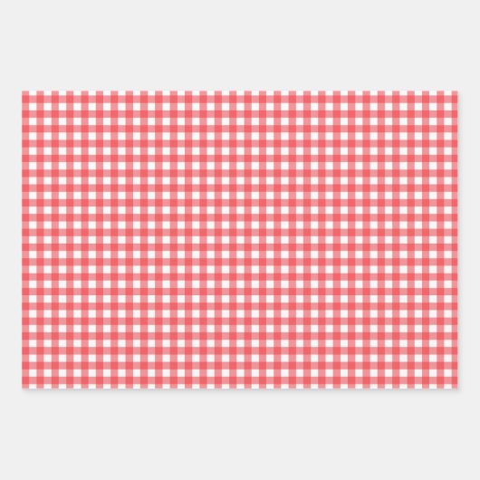 Papieren vellen van gingham-plukkers (Voorkant)