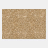 Papieren vellen van gouden, Holly en Cacaoppen (Voorkant 3)