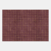 Papieren vellen van gouden, Holly en Cacaoppen (Voorkant 2)