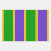 Papieren vellen van mardi Gras Stripes (Voorkant)