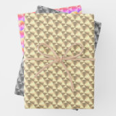 Papieren vellen van metaal goud- en zilververpakki (In situ)