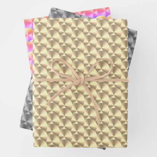 Papieren vellen van metaal goud- en zilververpakki (In situ)