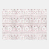 Papieren vellen van metallisch roos voor het oppak (Voorkant 3)