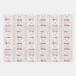 Papieren vellen van metallisch roos voor het oppak