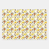 Papieren vellen van schattige theepartijtjes (Voorkant)