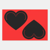 Papieren vellen van Valentijnse producten met een  (Voorkant)