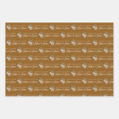 Papieren vellen van waterverf- en bruiloft (Voorkant 3)