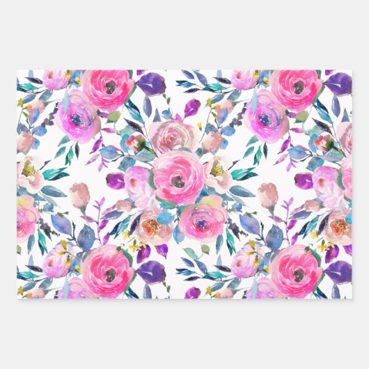 Papieren vellen van waterverf met onmiddellijke ve (Voorkant)