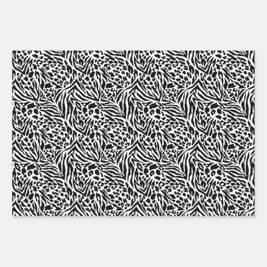 Papieren vellen verpakken-Dierenprint (Voorkant 2)