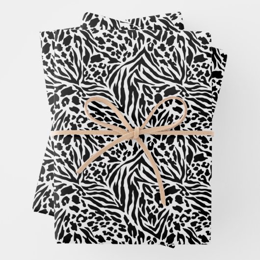 Papieren vellen verpakken-Dierenprint (In situ)