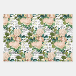 Papieren vellen voor het ophalen van perzikeninkte