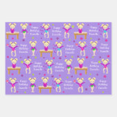 Papieren vellen voor het oppakken van ballongymnas (Voorkant 3)