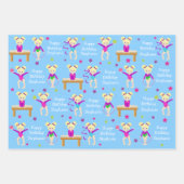 Papieren vellen voor het oppakken van ballongymnas (Voorkant)