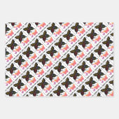 Papieren vellen voor het verpakken van dochters (Voorkant 2)