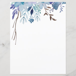 Papieren vellen - zomerblauwe plekken