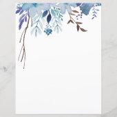 Papieren vellen - zomerblauwe plekken (Voorkant)