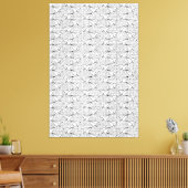 Papieren vlakken  patroon. canvas afdruk (Insitu (Woonkamer))